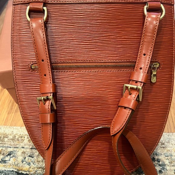 100% authentic Louis Vuitton Mabillon Brown Epi leather Backpack - Picture 12 of 16